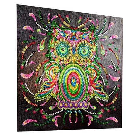 F Fityle DIY 5D Diamant Malerei Kit Diamond Painting Set für Erwachsene & Kinder, Unregelmäßig Geformte Strass Klebebild Kreu