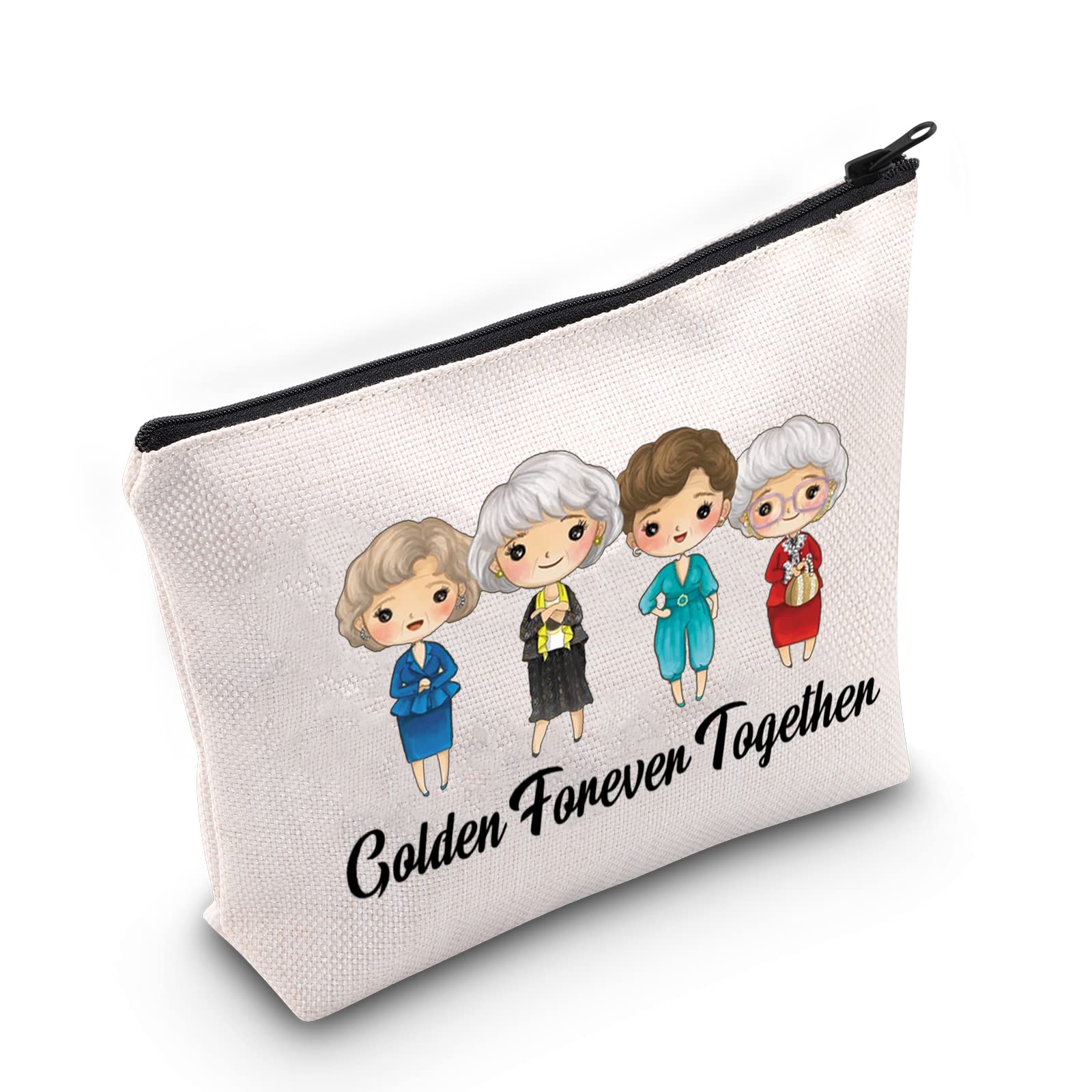 WZMPA Golden TV Show Fans Cosmetic Bag Golden Inspired Gift Golden Together Forever Makeup Zipper Pouch Bag For Women Girls, Golden Together Forever