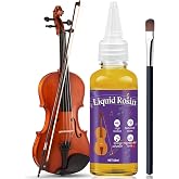 JAOJAO Professional Liquid Rosin for Violin, Viola &amp; Cello | High Friction Formula for Enhanced Tone &amp; Reduced Noise, 55ml