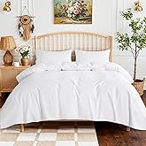 SONORO KATE 100% Egyptian Cotton Sheets - 800 Thread Count, 5-Star Hotel Sateen Weave Bed Sheets, Cooling, Soft & Breathable Bed Sheets Set, Fits 16" Deep Pocket - 4 PC (White,Queen)