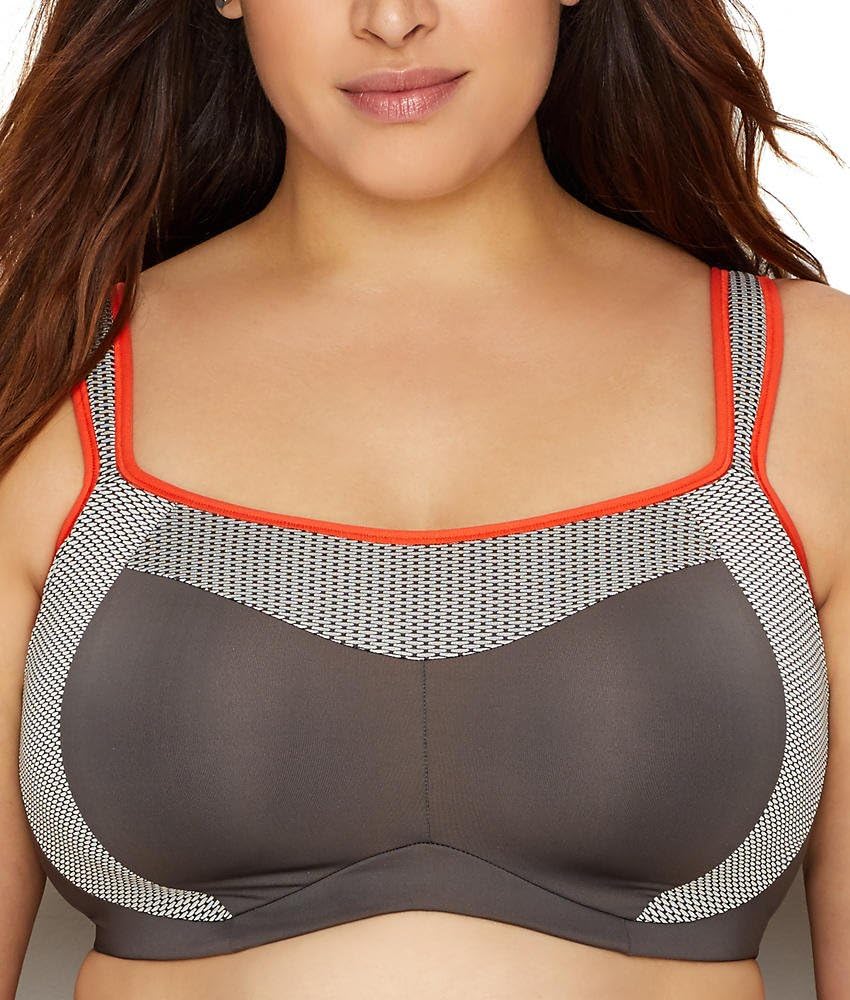 Curvy Couture Women's Plus-Size Confident Fit Sports Bra Bra