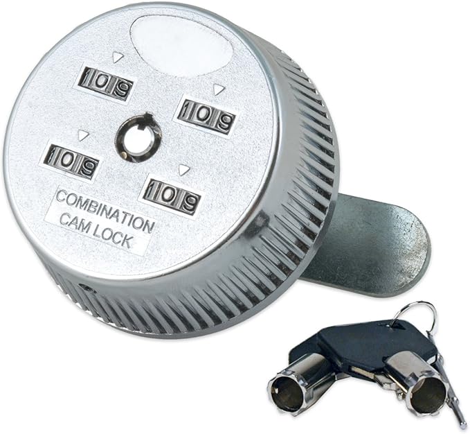CombiCam 7802S, Large 4Dial Combination Cam Lock with Key Override
