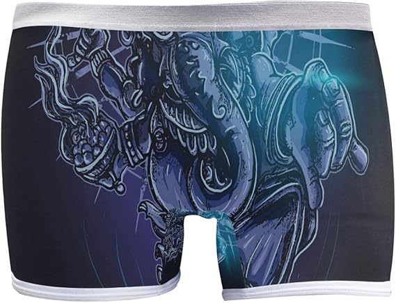 Amazon Co Jp ボクサーブリーフ女性用下着ボーイレッグパンティーソフトダークイラスト 服 ファッション小物