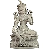 ICE ARMOR 8" H GuanYin Figurine Statue Sculpture Ornament Decoration Home/Room Decor Ideas for Housewarming, Holidays and Birthdays Great Collectible Addition