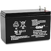 Casil ML9-12NB - 12 Volt 9 AH Rechargeable SLA Battery Backup, Nut and Bolt Terminal