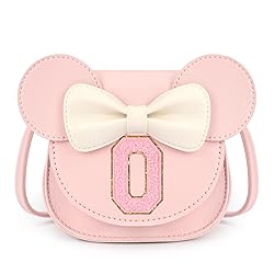 MIBASIES Toddler Purse - Pink with Mouse Ears and