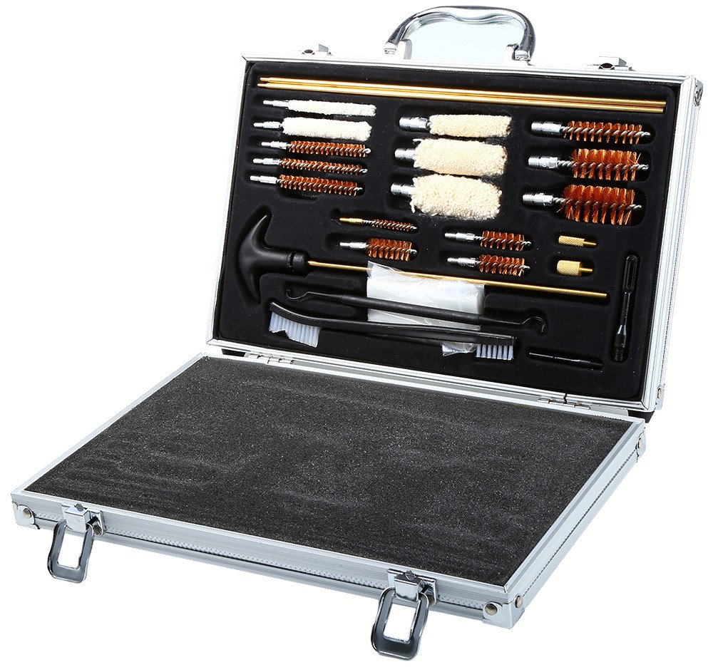 GUN CLEANING KIT 27 Parts SHOTGUN PISTOL RIFLE tools