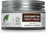Dr Organic Coconut Oil Night Cream 50ml Dry Skin Natural Vegan Cruelty-Free view 8