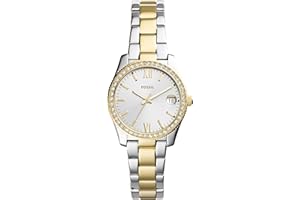 Fossil Scarlette Women's Sports Watch with Stainless Steel Bracelet or Genuine Leather Band