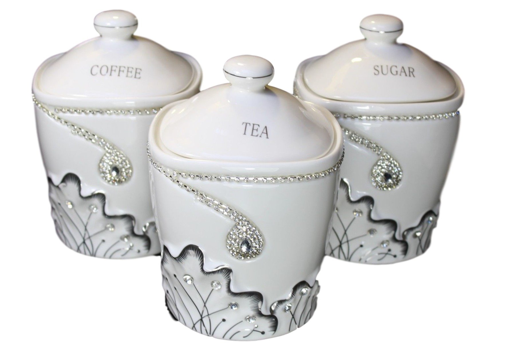 diamante tea coffee sugar