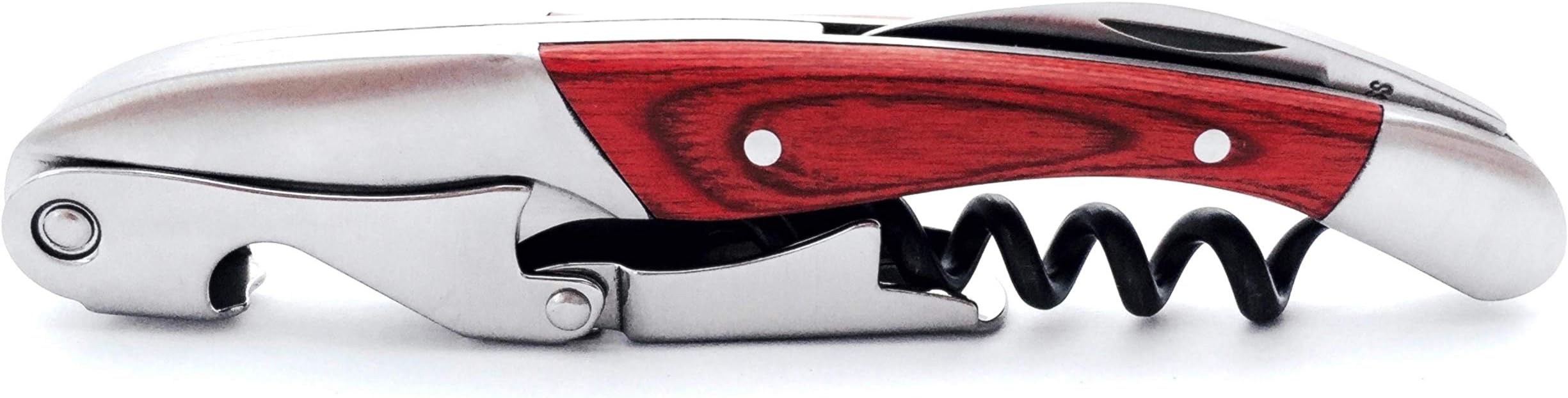 Plantvibes® Professional Corkscrew & Bottle Opener, Sommelier Waiter's Friend, Elegant Wine Acessory