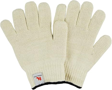 Ironland Topfhandschuhe Betreiber Von Oberflache Warm Handschuhe Ofen Grill Handschuhe Fur Die Kochen Die Grillen Die Kochen Hitzebestandig Bis 350 F Weiss 2 Pakete 1 Paar Amazon De Kuche Haushalt
