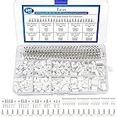 Taiss 580PCS JST PH Connector kit 2.0mm 2/3/4/5/6Pin Housing,Female and Male Adapter Cable Connector Plug,PH2.0mm Female Pin