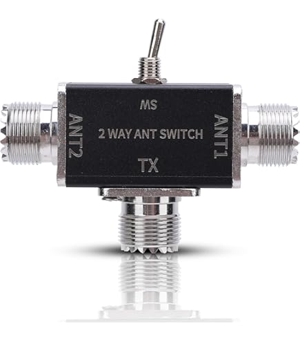 Coaxial 50 Ohm Alta Potencia Conmutador De Antena CO-301N Con 3 Salidas Y Conector Tipo N - Para Frecuencias Hasta 1500 MHz Derivador Antena Tv