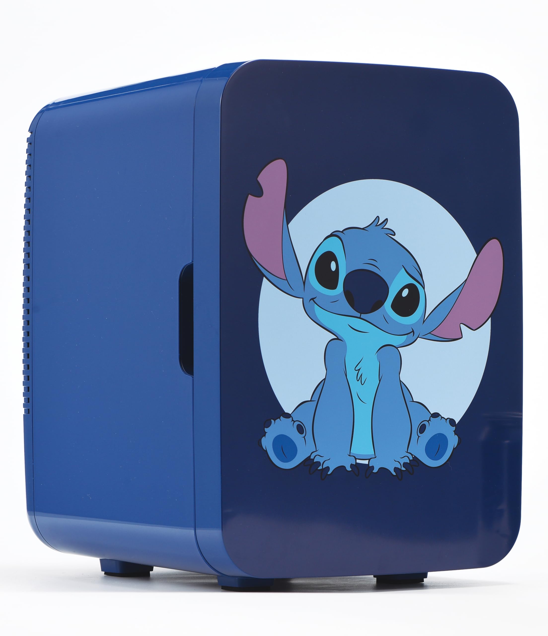 Photo 1 of Ukonic Disney Stitch Mini Fridge 10L, Holds 15 Cans, AC/DC, Portable Cooler for Snacks & Drinks – Bedroom, Office, Dorm – Great Gift for Fans