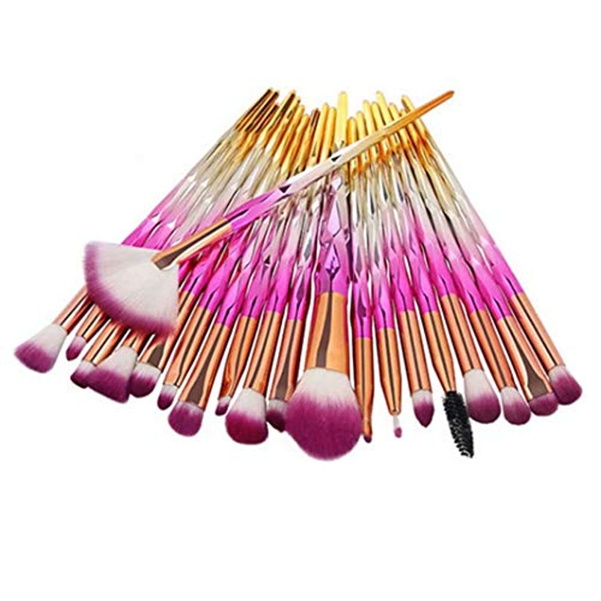 20pcs Makeup Brushes Set Eye Shadow Foundation Powder Eyeliner Eyelashes Lip Makeup Brushes Blending Cosmetic Beauty Tool Kit
