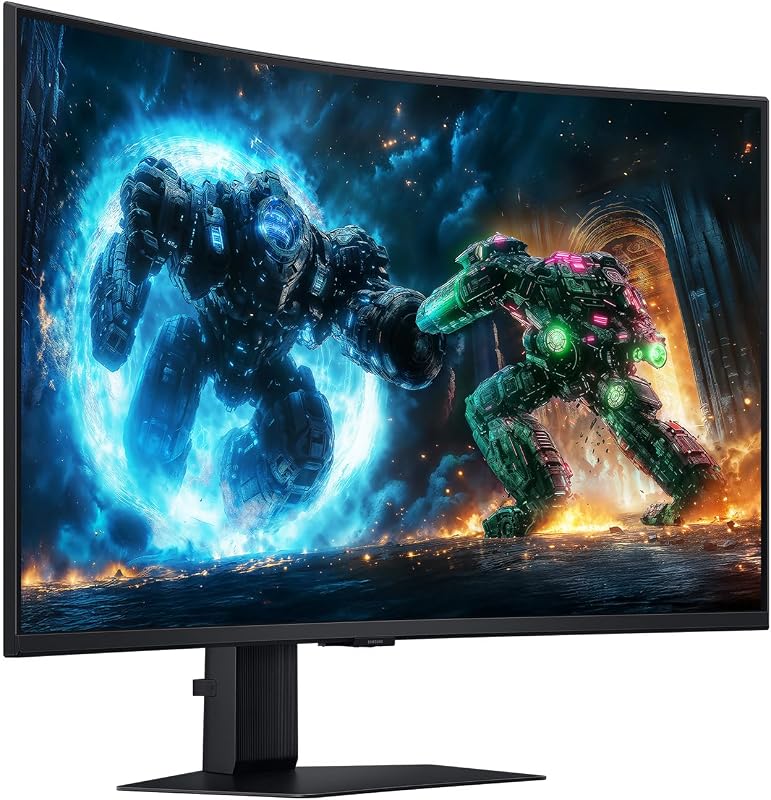 37 Zoll Odyssey G75F 4K UHD Curved Gaming Monitor, 3840 x 2160, 165 Hz, 1 ms (G/G), 1000R, VESA DisplayHDR 600 HDR10+, AMD FreeSync Premium Pro, Auto Source Switch+, Core Sync, LS37FG756EUXEN