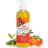 Hoveimpee Persimmon Body Wash for Women and Men Odor Control, Natural Deodorizing Pesimmon Soap for Old People Smell Purifying Nonenal Soap, 10.12 Fl. Oz