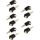 QWORK Ignition Keys, 10 Pack Compatible With 5P8500 Cat Keys Heavy Equipment Keys