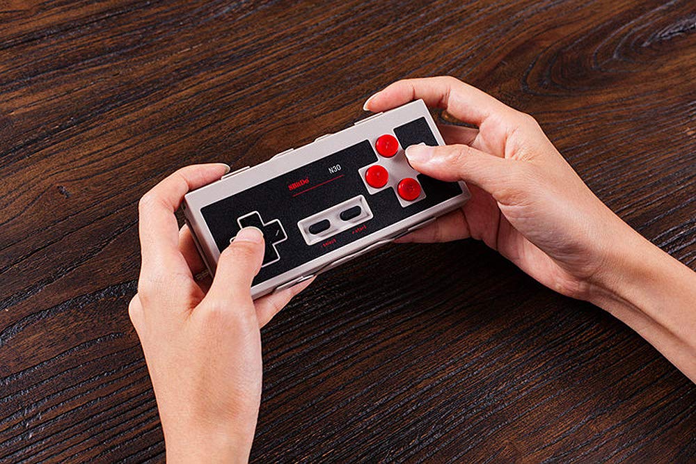 8Bitdo N30 Wireless Controller Gamepad Classic Bluetooth Video Game Joystick for Android/PC/Mac OS/Switch