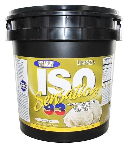 title=Ultimate Nutrition- Iso Sensation 93 5Lbs Vanilla Bean