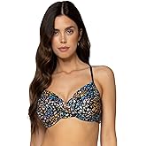 Sunsets Non-Padded Crossroads Swim Top, Sunbloom, 34E/32F/30G