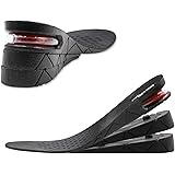 Height Increase Insoles 3-Layer 2.75 inch Air Cushion Taller Shoes Insoles Heel Insert for Men and Women by ERGOfoot