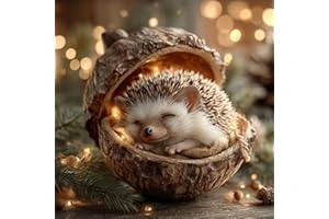 Animal Christmas Ornaments | 2D Acrylic Seasonal Decoration | Hangable Holiday Decorations | for Home Office Living Room Stud