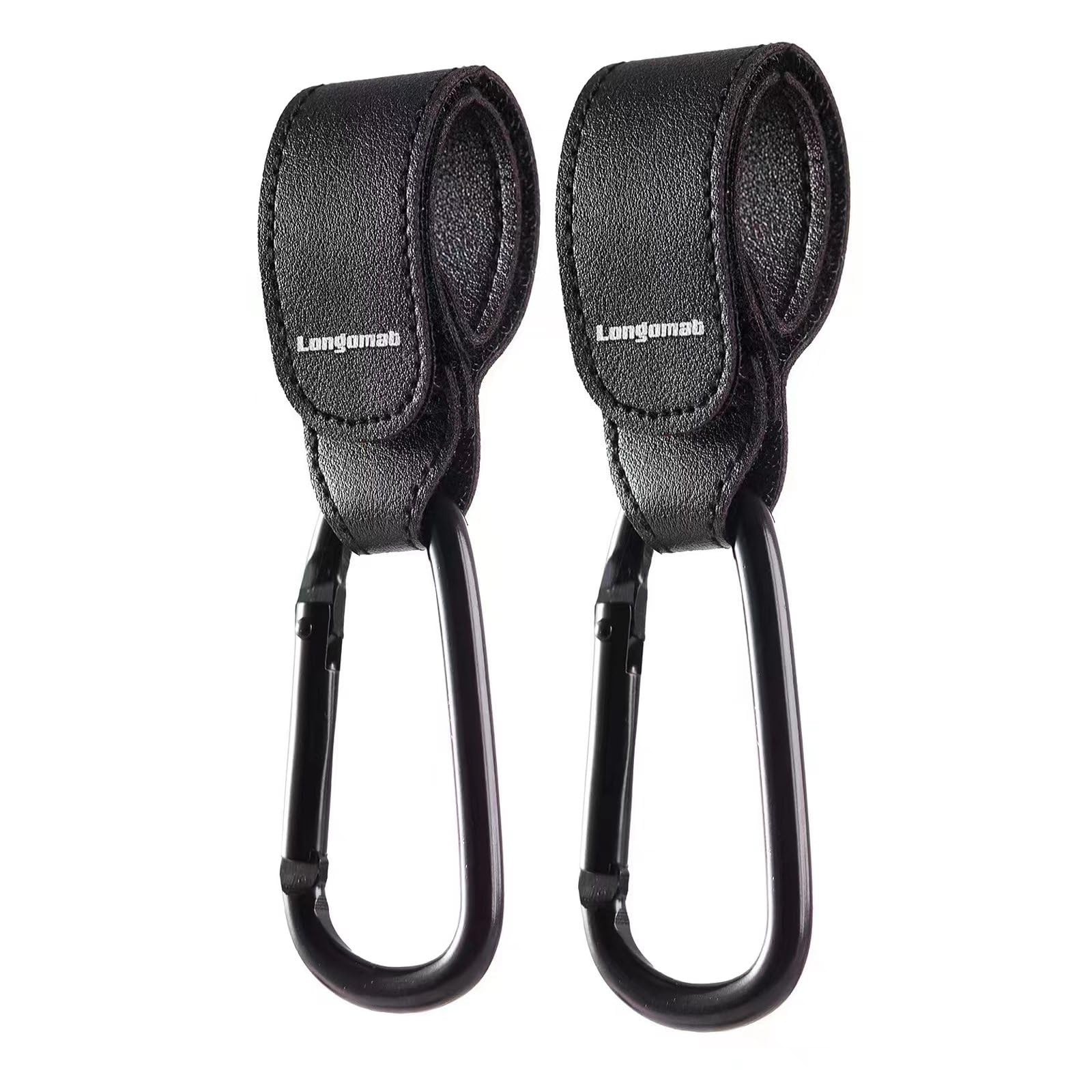 Photo 1 of ?2-Black?Baby Stroller Hooks Clip or Hanging Diaper Bag Universal Hooks Accessories for Stroller and Car or Shopping Cart