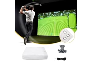 AMAZGOLF Golf Simulator Impact Screen（118 * 78 98 * 98 118 * 118 118 * 138） for Golf Training, Indoor Golf Simulators, Washable Golf Impact Screen for Golf Practice