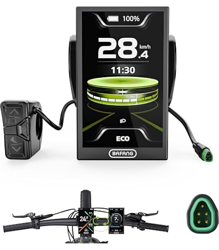 EB02 E-Bike Display Für Bafang Motoren – Mit Bluetooth, Navigation, IP67, Kompatibel Mit UART & CAN