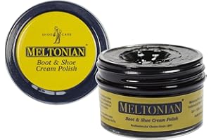 Meltonian Cream Shoe Polish, Boot Polish, Leather Shoe Polish Oil Based with Beeswax, Restores and Protects, Over 60 Colors