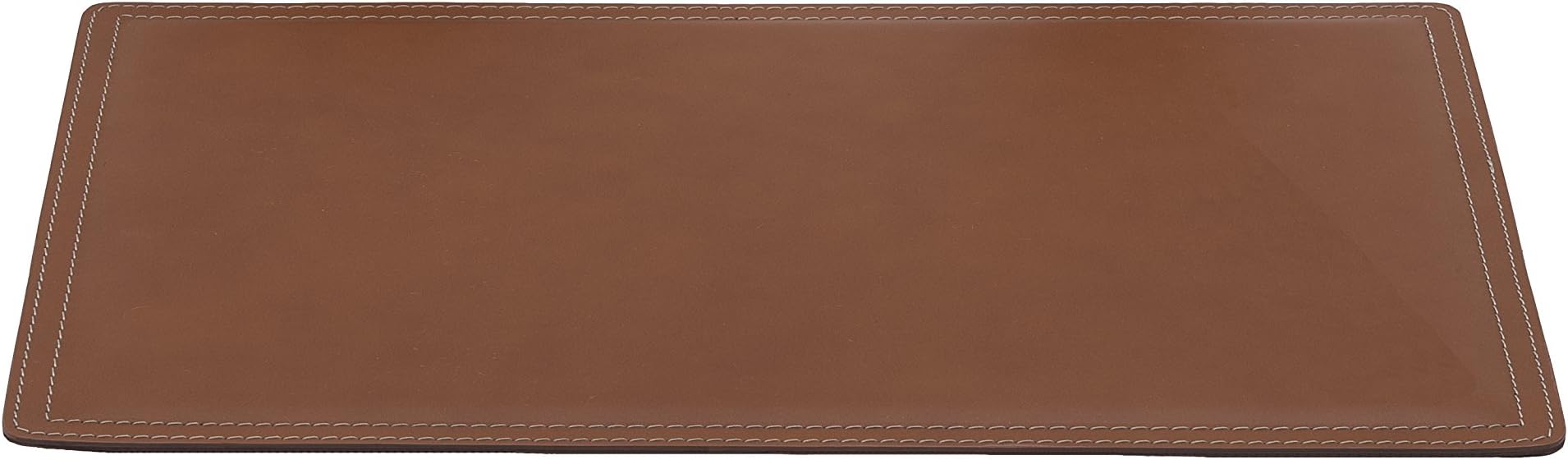 Gavemo STAS55CC0011 Desk Pad in Leather with Rounded Corners, Non-Slip, Brown