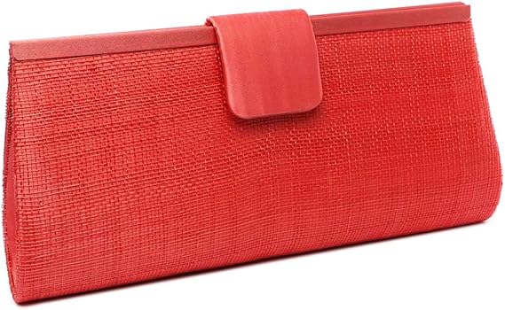 pochette orange corail