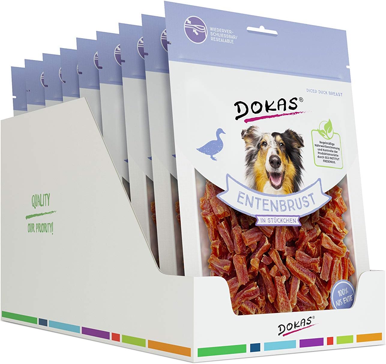 DOKAS Gluten-free premium snack in practical size for dogs - ideal for training, k.A, 1.8 kg (Pack of 1)