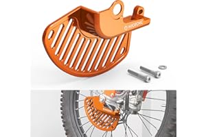 NICECNC Orange Front Brake Rotor Disc Protector Cover Compatible with KTM 300 EXC TPI 2019-2023 250 EXC-F 2017-2024 500 EXC-F 2016-2022 2024 125 XC 2021-2024 See Fitment