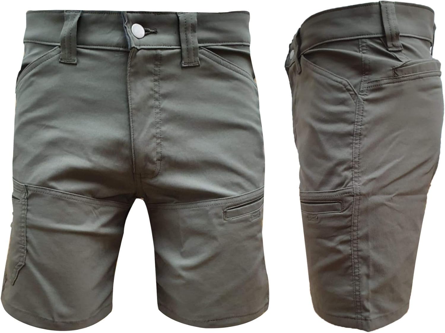 Wrangler ATG Mens Asymmetric Cargo Water Repellent Stretch Relaxed