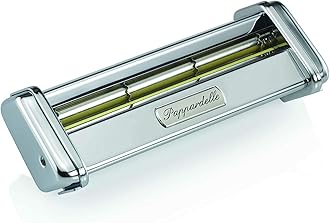 Marcato Pappardelle Cutter Attachment, Made in Italy, Works with Atlas 150 Pasta Machine, 7 x 2.75