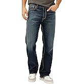 Silver Jeans Co. Mens Zac Relaxed Fit Straight Leg Jeans