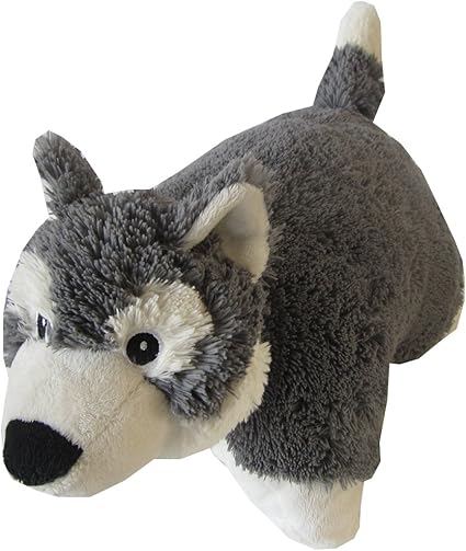 Amazon Com Rusty Husky Pet Cushion Animal Pillow 18 Toys Games