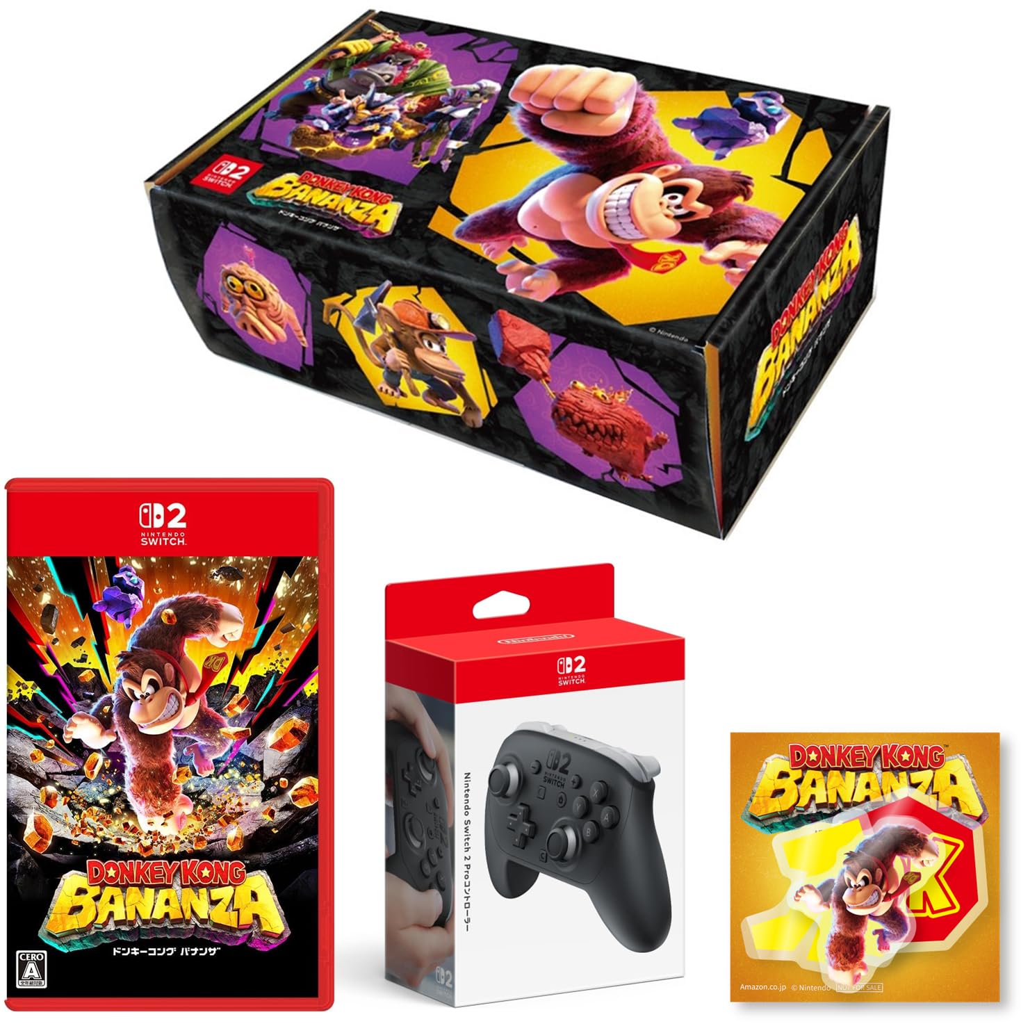ドンキーコング バナンザ＆Nintendo Switch 2 Proコントローラー[Amazon限定版]