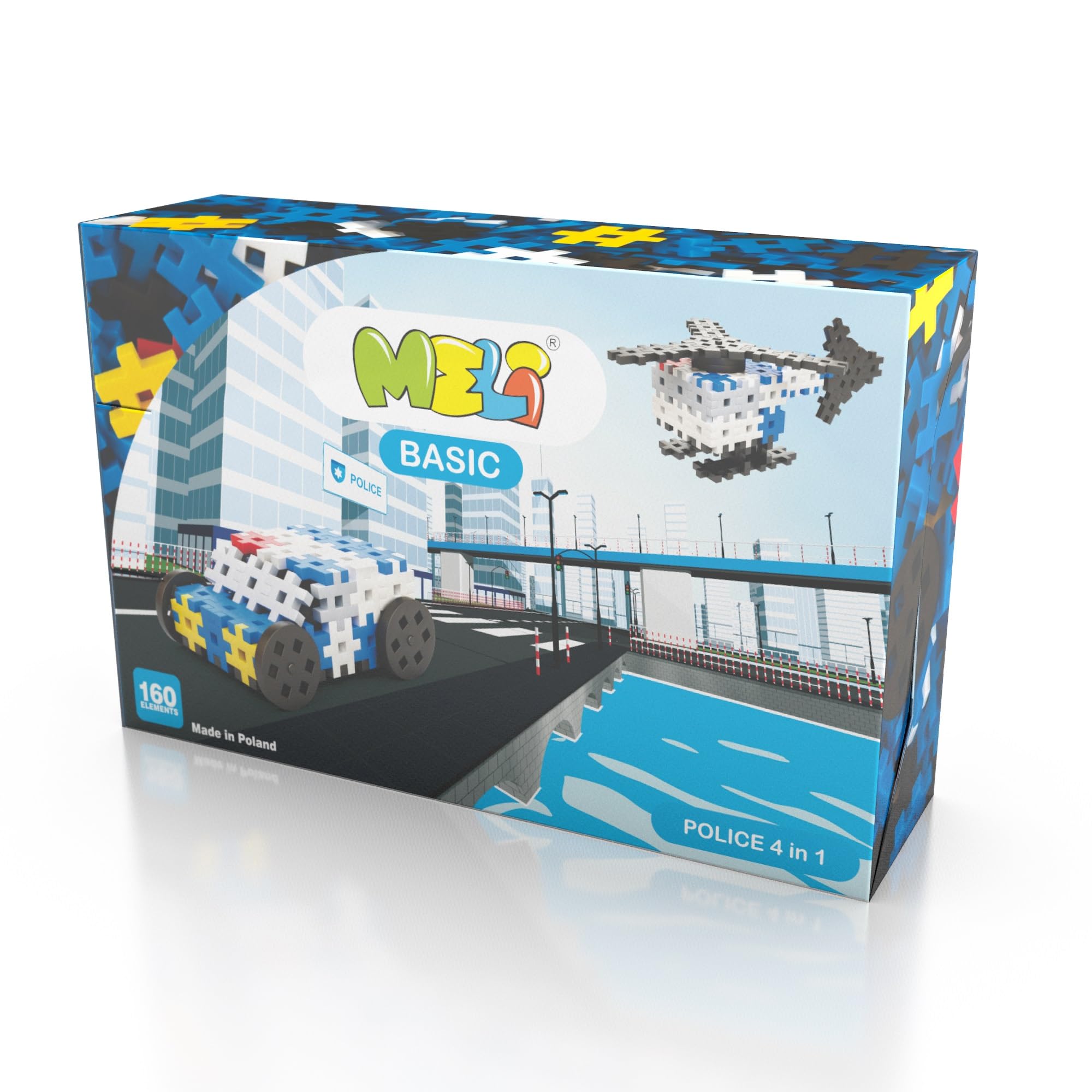 Meli 67233 Basic Thematic Police Creative Toy, Colourful, One Size