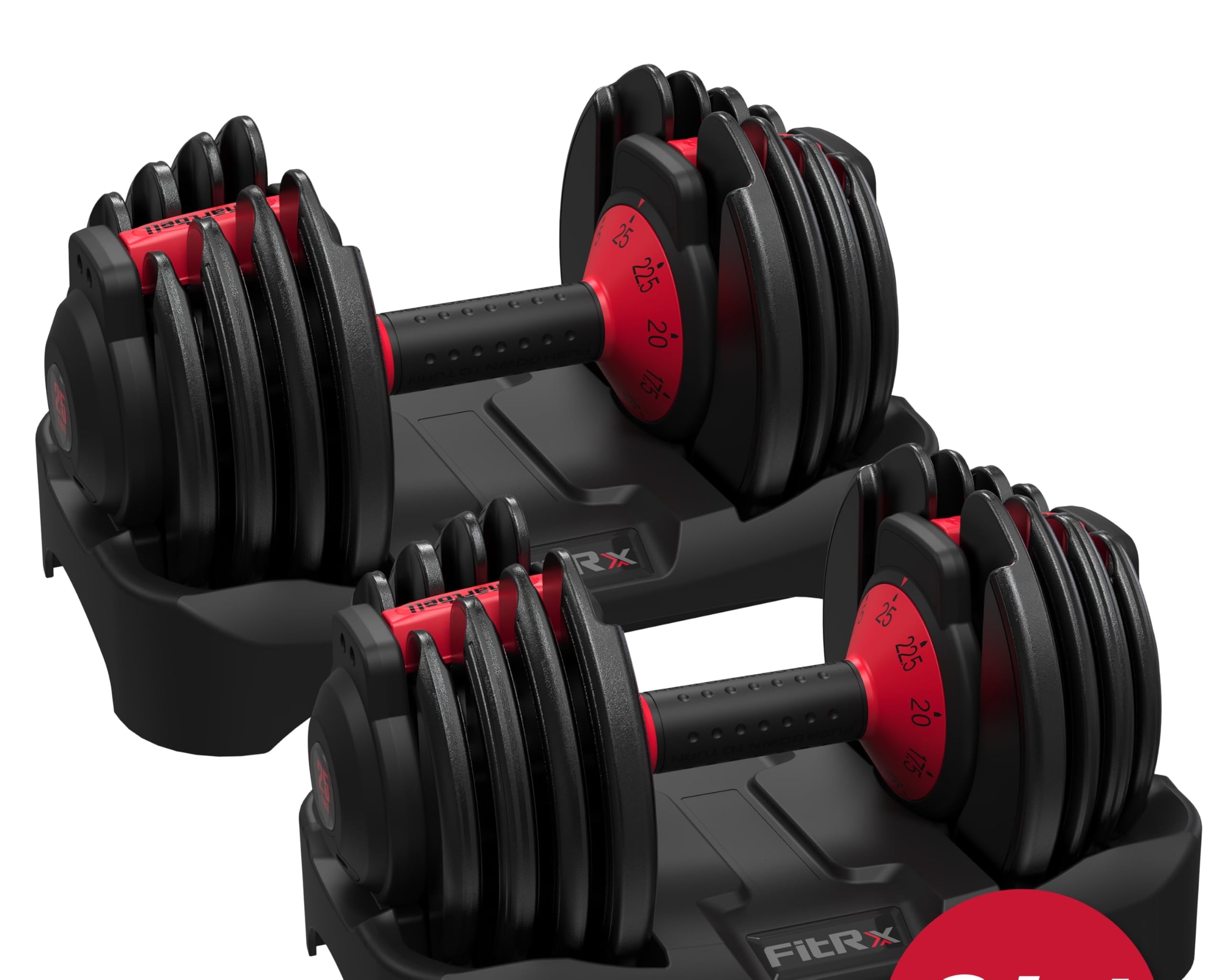 Photo 1 of ***used***Adjustable Dumbbell5-25 lb, Weight in 2.5lbs Increments, Home Gym