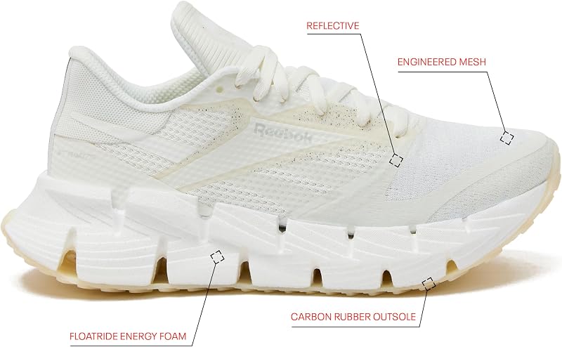 Damen Floatzig Running Shoes for Women Sneaker, Nondye/No Color/Pure Grey, 37 EU — Foto 2 von 5