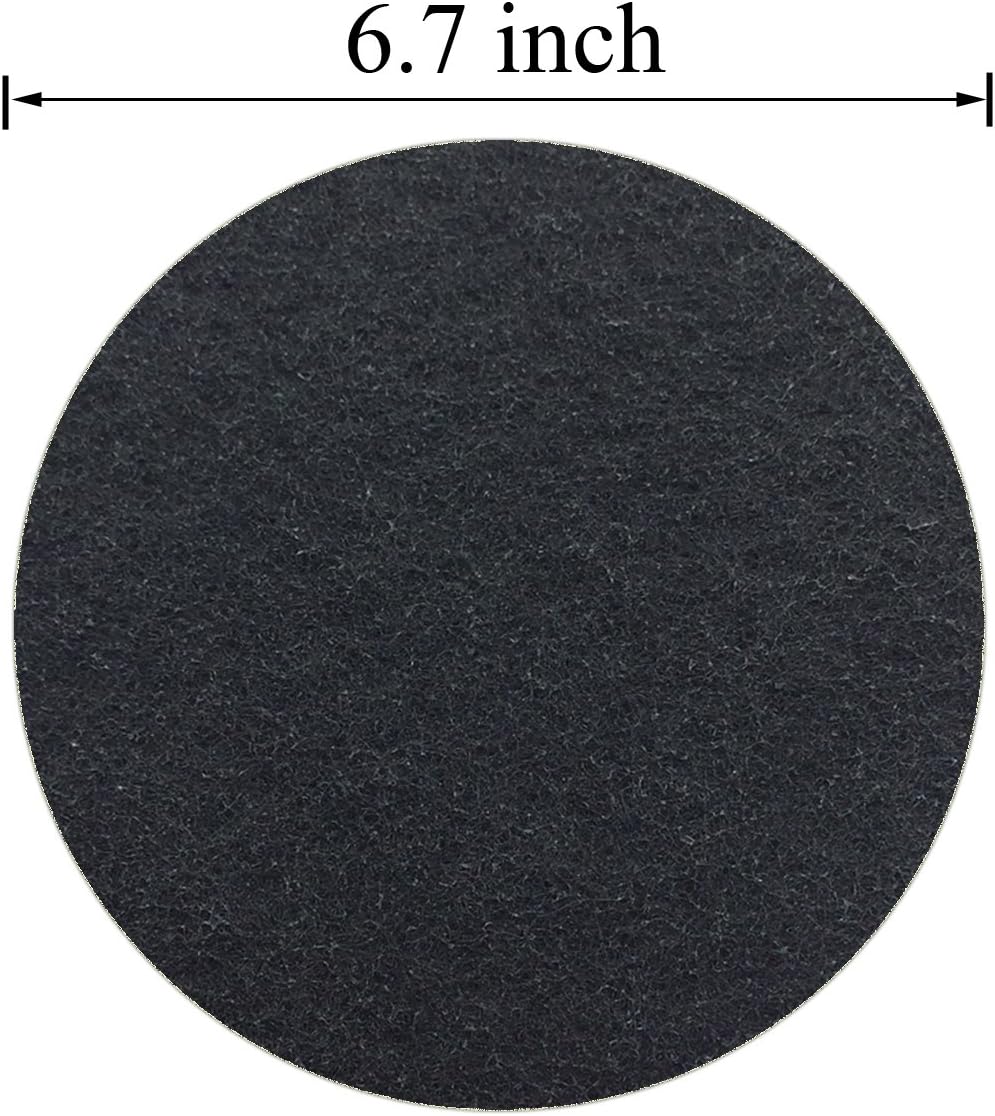 12 Pack Charcoal Filters for Kitchen Compost Bin Pail Replacement Filter Countertop Home Bucket Refill Sets, Round: Kitchen & Dining
