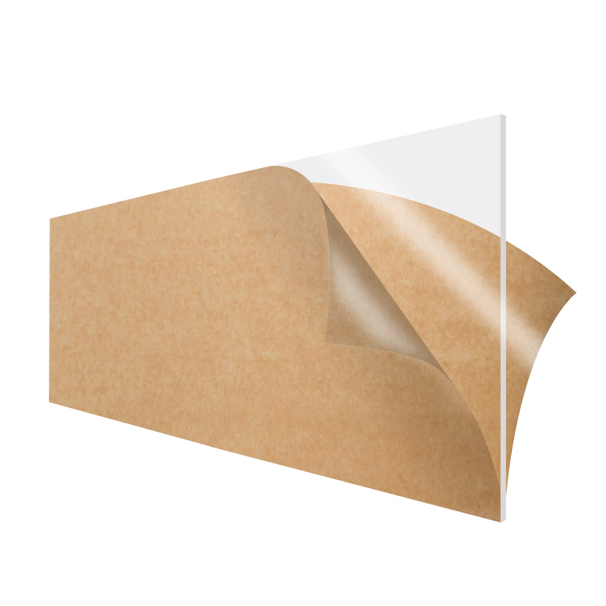 SimbaLux Acrylic Sheet Clear Cast Plexiglass 12” x 24” Long Panel 1/8” Thick (3mm) Transparent Plastic Plexi Glass Board for Picture Frames, Sign Holders, DIY Display Projects, Craft, Easy to Cut