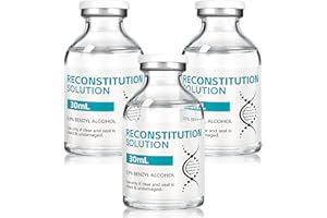 Mixrug,3 Pack of 30 ml in Premium Glass Vials with Rubber Stoppers