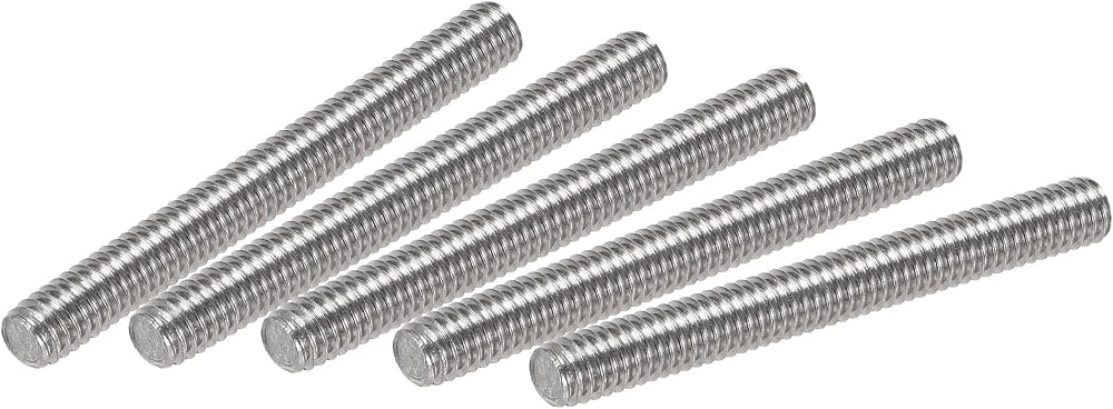 sourcing map M4 x 30mm Fully Threaded Rod 304 Stainless Steel Right Hand Thread