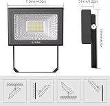 Linke 15W LED Flood Light Outdoor 1200LM IP66 6500K 2 Pack view 5