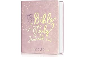 PARIS IN RAIN S.O.A.P. Bible Study Journal: Prayer & Church Notes Journal, 180-Day Spiritual Journey, Daily Devotional & Note-Taking Kit - Perfect Faith-Based Gift for Men & Women (Pink)
